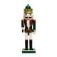 thumbnail image 1 of Cascanueces de madera para decoración navideña, base estable, muñeco de madera, cascanueces navideños para Verde, 1 of 9
