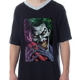 thumbnail image 4 of DC Comics Mens' The Joker Character Icon Nightgown Sleep Pajama Shirt, 4 of 6