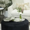 thumbnail image 2 of DecMode 18", 14"W Silver Stainless Steel Mirrored Tray, 2-Pieces, 2 of 7