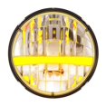 thumbnail image 3 of United Pacific 31458 ULTRALIT High Power LED 7-inch Round Headlight w/Turn Signal & Amber Position Light Bar, Solid State Design, DOT/SAE - 1 Unit, 3 of 4