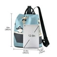 thumbnail image 3 of FORMRS Women's Travel Backpack Purse Anti-Theft Hidden Pockets Casual Shoulder Bag, Pirate Animals, 3 of 7