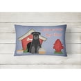 thumbnail image 2 of Carolines Treasures BB2786PW1216 Dog House Collection Standard Schnauzer Black Canvas Fabric Decorative Pillow  12H x16W, 2 of 3