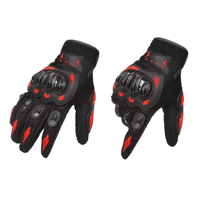 Guantes de motocicleta, 1 par de guantes de ciclismo al aire libre para ciclismo al aire libre, guantes de ciclismo con dedos completos, rendimiento lleno de energía