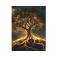 thumbnail image 2 of CozyNet The Tree Of Life With Glowing Roots & Branches Under Divine Light Wall Art Prints With Frame Canvas Perfect for Living Room & Bedroom, Ready to Hang, Wall Decor 16"x20", 2 of 10
