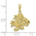 thumbnail image 3 of FJC Finejewelers 10k Yellow Gold Small Dragon Charm, 3 of 6