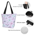 thumbnail image 4 of Easygdp Purple Butterfly Bolso de Hombro para Mujer, Bolso Bandolera y Cartera de Mano Elegante para Uso Diario, 4 of 6