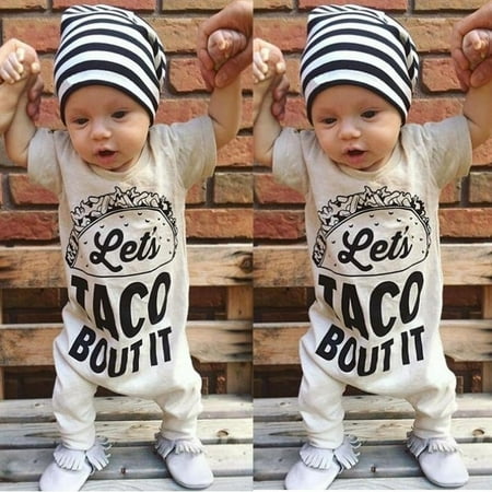 

Cute 0-18M Casual Fashion Newborn Infant Baby Boy Girl Kids Romper Jumpsuit Bodysuit Clothes Outfit