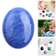 thumbnail image 2 of Natural Worry Stones, Polished Gemstones for Stress Relief, Anxiety, And Meditation, Smooth Handheld Stones for Daily Use And Relaxation, A Piece of Blue Aventurine Natural Crystal Energy Stone, 2 of 8