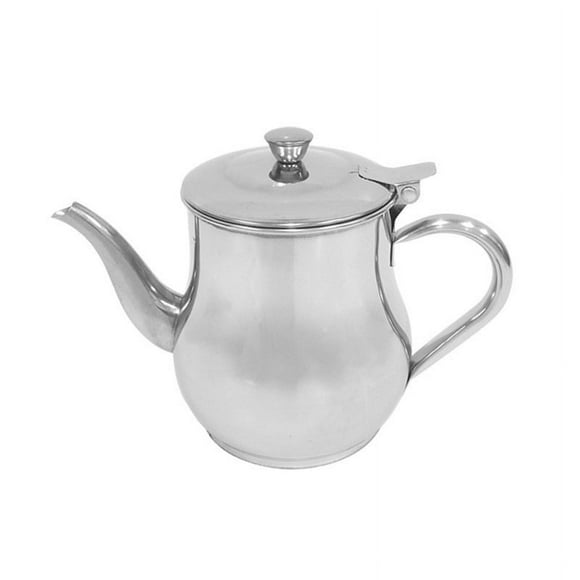 Olla de aceite doméstica de acero inoxidable sin cinta que bloquea el aceite y es a prueba de fugas, olla de acero inoxidable para vino, olla para condimentos, olla multifuncional