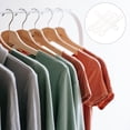 thumbnail image 3 of Clothes Hanger Accessories 50Pack Transparent Rectangular Silicone for Home and Hotel Use, 3 of 8