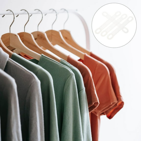 Raindrops 50pcs Clothes Hanger Grips Silicone Clothing Hanger Strips Antislip Hanger Grips for Home Clothes Store