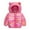 Hot Pink, variant on Winter Down Coats for Baby Boys Girls Cute Ears Coats with Hoods Infant Toddler Light Puffer Jacket Outwear Baby Girls' Outerwear Jackets & Coats 12 Months-4 Years