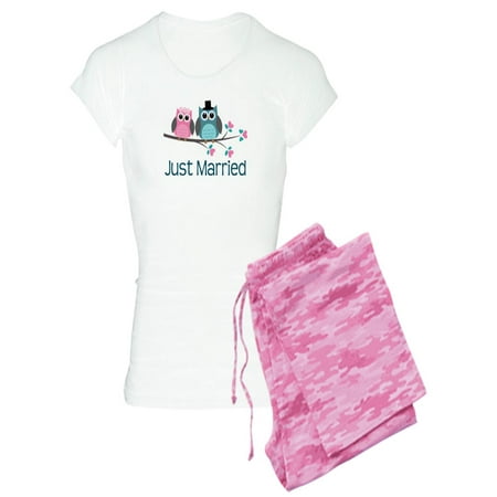 

CafePress - Just Married Birds - Women s Light Pajamas