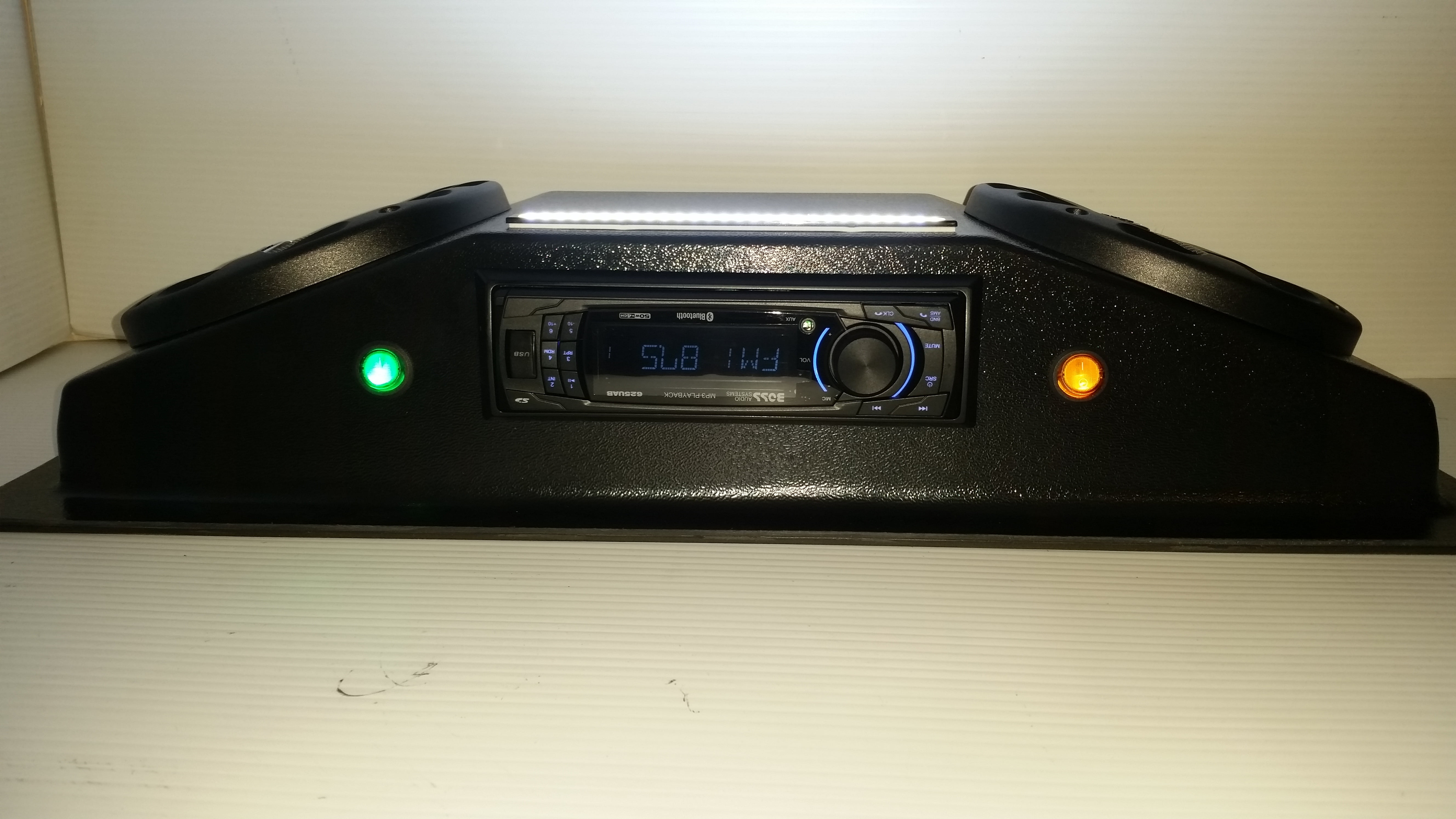 NEW! Golf Cart UTV Radio Stereo Console with 6.5" Speakers Bluetooth