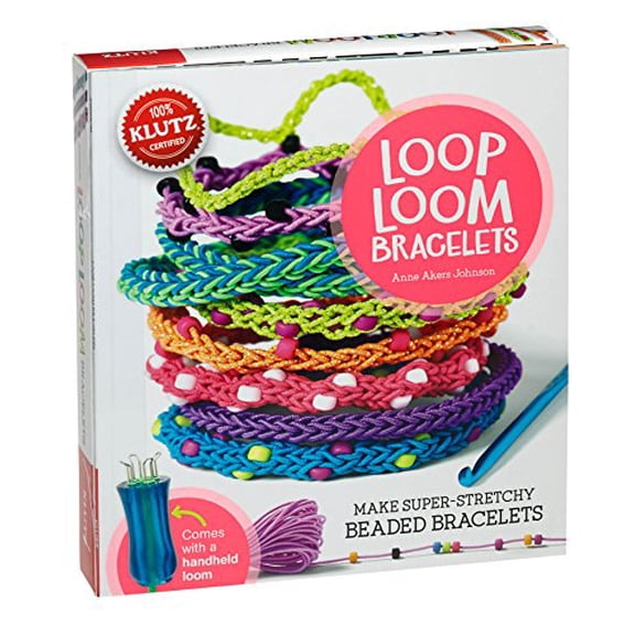 Pre-Owned Klutz Loop Loom Bracelets Craft Kit, 9780545703185, 0545703182, Paperback, ACT BOX PA edition