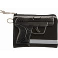 thumbnail image 4 of Allen Company Lockable Handgun Soft Case, Id Label, Compact 5" to 7" Pistols, Black, Polyester, 3626, 4 of 5