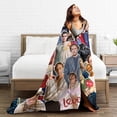 thumbnail image 6 of Blanket Heath Ledger Soft and Comfortable Wool Fleece Throw Blankets for Sofa Office car Camping Yoga Travel Home Decoration Cozy Plush Beach Blanket Gift, 6 of 9