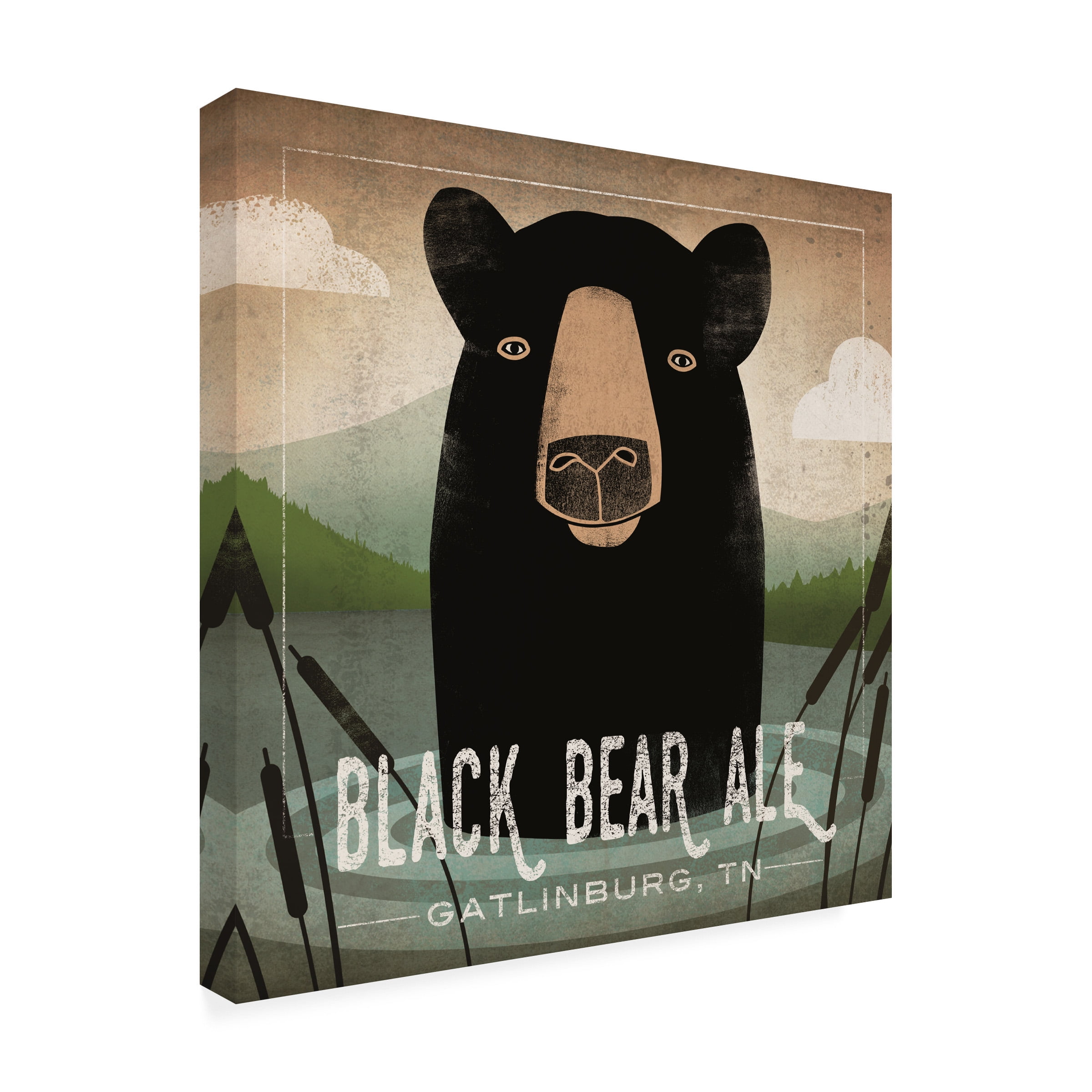 Trademark Fine Art 'Skinny Dip Black Bear Ale' Canvas Art by Ryan Fowler
