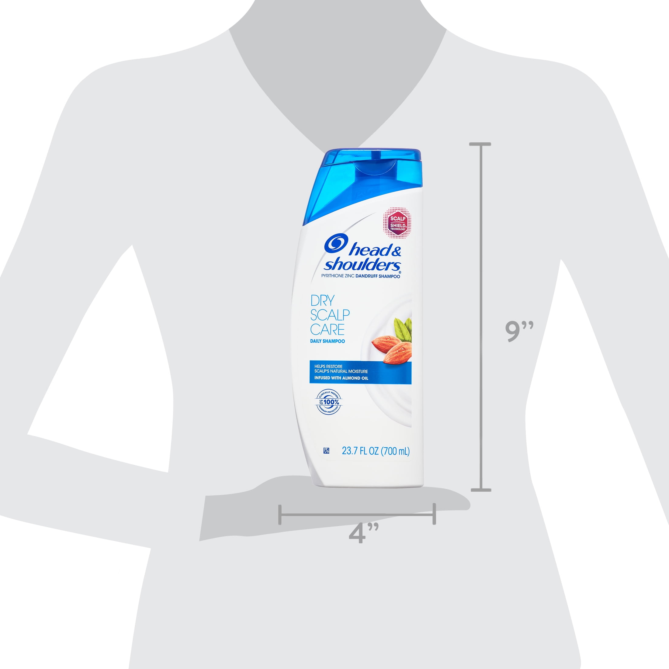 Head and Shoulders Dandruff Shampoo, Dry Scalp Care, 23.7 fl oz