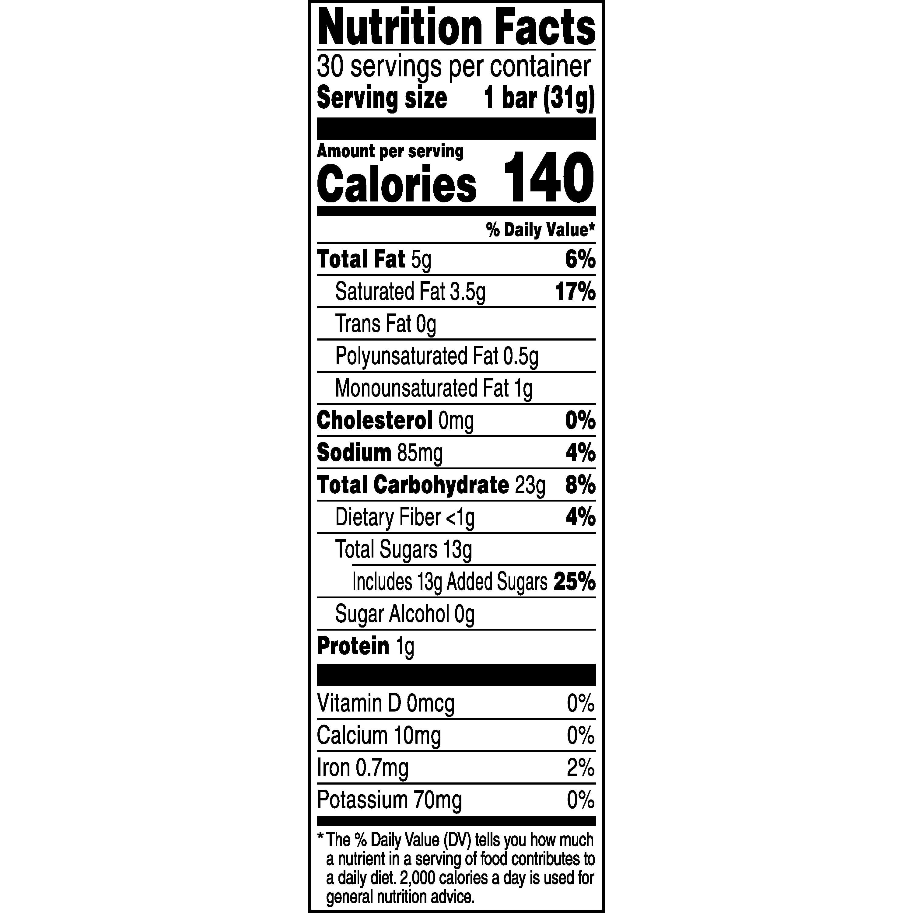 (6 pack) Quaker Chewy Dipps Chocolate Chip Granola Bars, 1.09 oz 30 Count