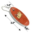 thumbnail image 4 of Angry Beavers Norbert Floating Keychain Oval Foam Fishing Boat Buoy Key Float, 4 of 4