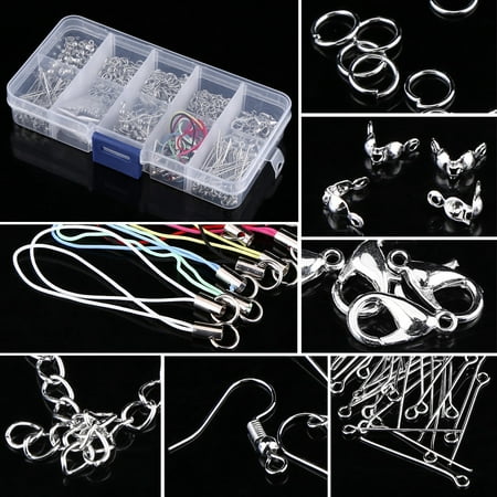HERCHR Jewelry Making Kits Set Head Pins Chain Beads Craft Accessories With Box, Craft Making Supplies, Crafts Making