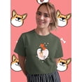 thumbnail image 2 of Corgi And Gray Kitten T-Shirt Women -Image by Shutterstock, Female Medium, 2 of 4