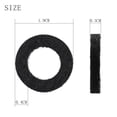 thumbnail image 2 of EeaseCA 1 Set Small Size Press Key Wool Pad Press Button Wool Pad Cotton Press Wool Mat Wind Music Accessories for Home Studio (Black), 2 of 7