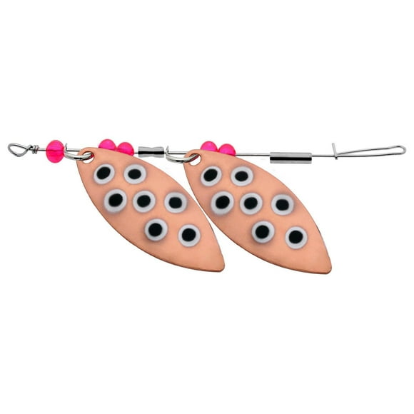 Gibbs G-0062-175CBD Filet de saule double en ligne, 1-3/4", point noir en cuivre avec perles rouges