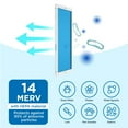 thumbnail image 6 of Medify Air 20x25x1 Air Filter, MERV 14 Pleated with HEPA, HVAC Furnace Filter, 2-Pack, 6 of 6