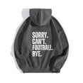 thumbnail image 4 of WEAIXIMIUNG Robe Sweat à Manches Courtes pour Femmes, Décontractée, Imprimé Graphique, Légère, Chandail à Capuchon, Manches Longues, Pull de Football, Blouse, 4 of 4