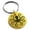 Gold, variant on Stainless Steel Legendary Kraken Engraved Small Medallion Circle Charm Keychain Keyring