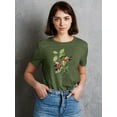 thumbnail image 2 of White-Winged Crossbill. T-Shirt Women -John James Audubon Designs, Female 4X-Large, 2 of 4
