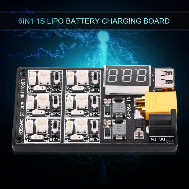 Placa de carga Li Po NikouMX 6 en 1 1S