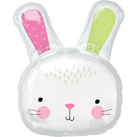 Anagram International Giant Hello Bunny Balloon 26 x 28 Inches