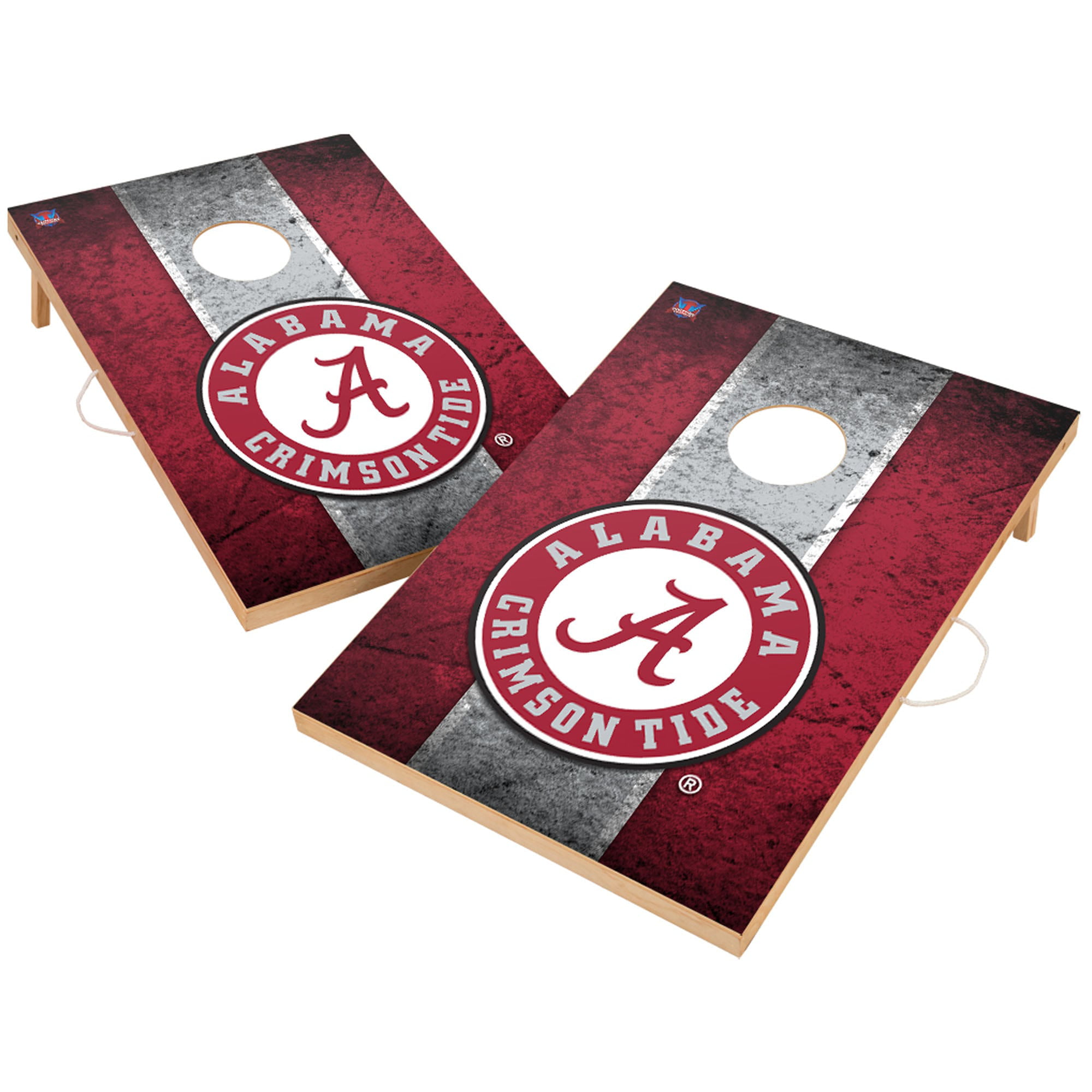no bags Details about   Alabama Crimson cornhole board set HIGH QUALITY AC23 