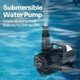 thumbnail image 6 of SPECSTAR 310W 5300GPH Submersible Water Pump with 180° Seamless Adjustable Nozzle and Barrier Bag for Koi Pond Waterfall Fountains Fish Tank, 6 of 8