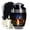 CAMPFIRE URN-47, variant on JAGASY Campfire Urn for Ashes Adult Male and Female, Dark Forest Urns for Ashes for Women, Large Boat Urns for Mom and Dad, Black Urn for Burial, 10 Inch