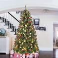 thumbnail image 6 of 10FT Artificial Christmas Tree, Full Premium Hinged Artificial Pine Tree with 5090 Branch Tips, 1200 Lights Warm Color with Colorful 10 Modes, Metal Stand for Outdoor & Indoor (Green), 6 of 9