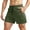 Army Green, variant on Men's Running Shorts With Zipper Pockets Gym Athletic Workout 5" Shorts For Men