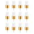 thumbnail image 1 of 12 Pcs Dorado Blanco Parte Superior de Spray, 20/410 Rociador de Niebla Fina Reutilizable Bomba de Botella de Spray de Plástico, 1 of 6