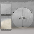 thumbnail image 4 of Mucky Cat Round Rug,Small Circle Faux Sheepskin Fur Rug Fluffy Boho Plush Rug Cute Furry Rugs for Bedroom Cushion Home Decor,Machine Washable,Light Gray,28"., 4 of 7