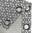 thumbnail image 5 of Ambesonne Orient Grommet Curtain, Middle Eastern Effect, 50" x 54", Charcoal Grey White, 5 of 6