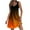 Orange, variant on biudgviw Casual Dresses for Women Gradient Print Summer Boho Beach Sundresses Loose V Neck Sleeveless Mini Tank Dress with Pocket