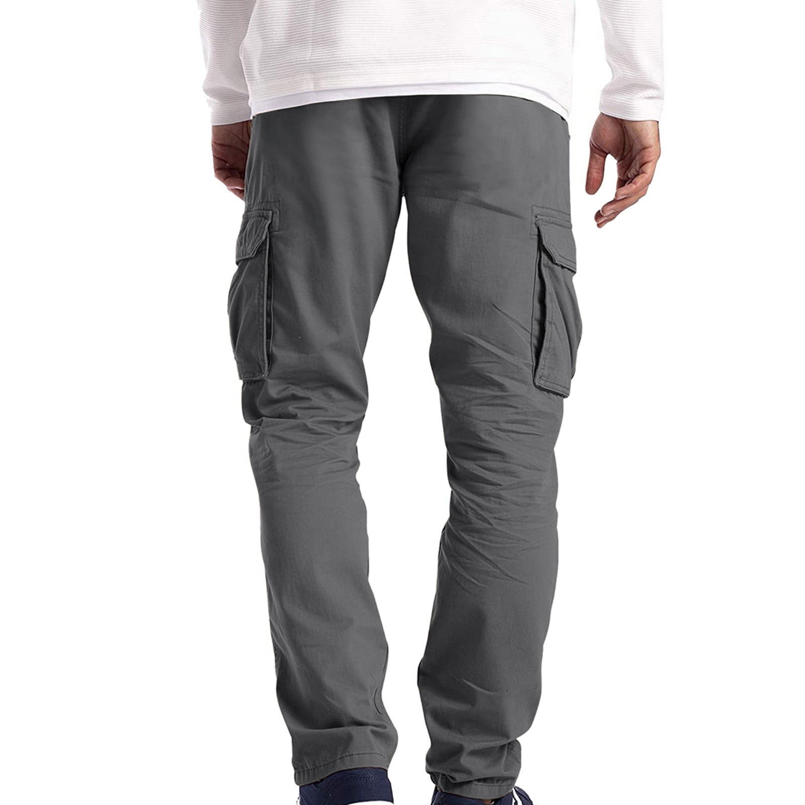 Dark Gray Mens Cargo Pants Men'S Four Seasons Street Casual Dark Gray Mens Cargo Pants Men'S Four Seasons Street Casual