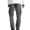 thumbnail image 6 of MKHSQHDG Male Pants Mens Casual Cargo Pants Relaxed Fit Work Jogger Outdoor Trousers with Pockets L, 6 of 6