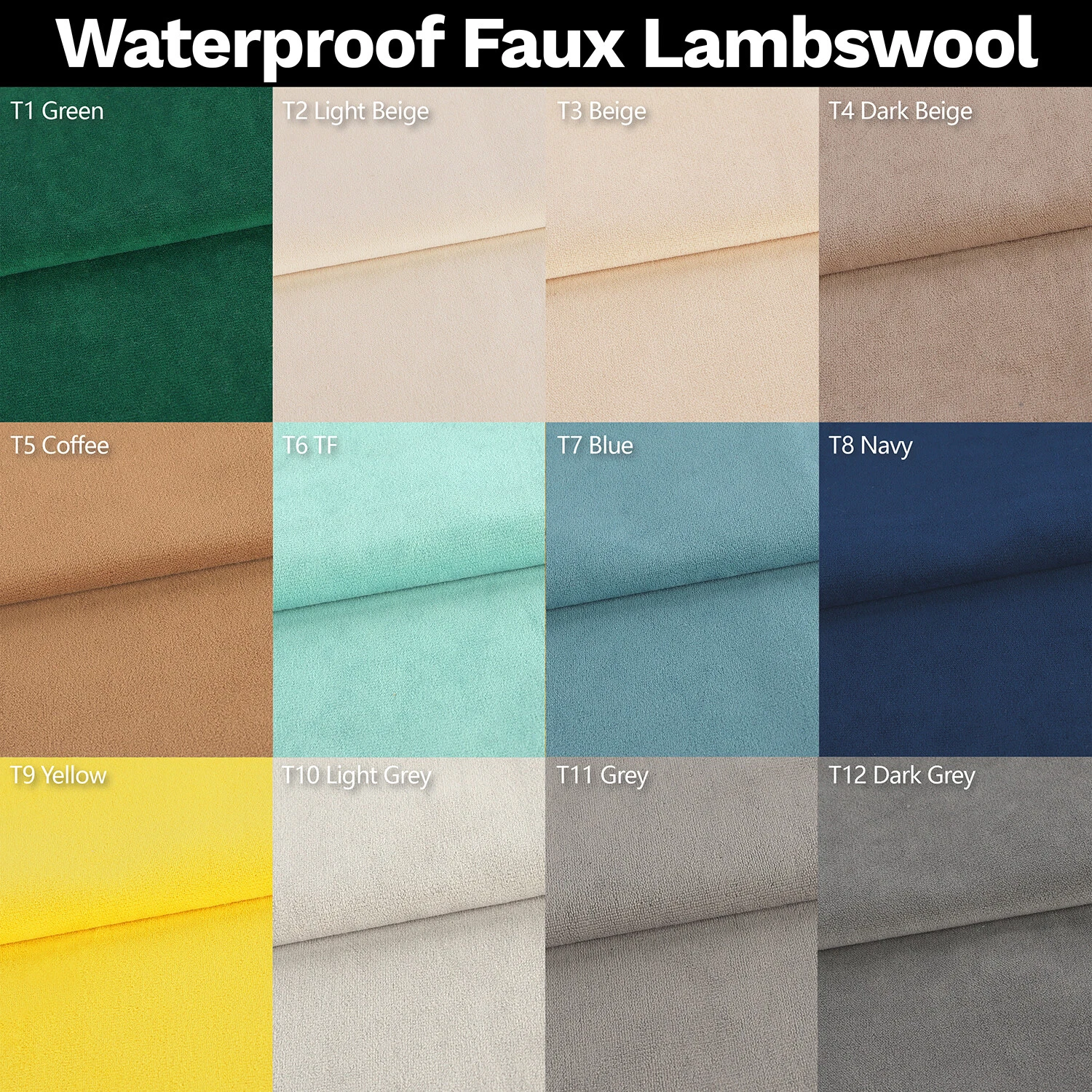 ColourTree 2 Inch Thick Custom Size Bench Cushion High-Resilience Foam Waterproof Indoor Outdoor Seat Cushion for Bench Chair Window Seat, Custom Color & Thickness