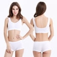 thumbnail image 5 of Sujetador cómodo para mujer, bustier clásico, push up y sin aros, paquete de 1, paquete de 4, 5 of 5