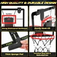 thumbnail image 6 of WonderStone 2-Player Basketball Hoop for Kids, Dual Shot Indoor Basketball Hoop with Electronic Scoreboard, 4 Mini Basketballs, Basketball Toy for Toddler Boys Girls, 6 of 9