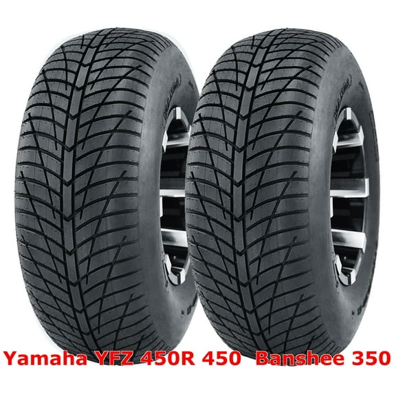 (2) Yamaha YFZ 450R 450 Banshee 350 Rear 20x10-9 20x10x9 Hi-Speed ATV Tires